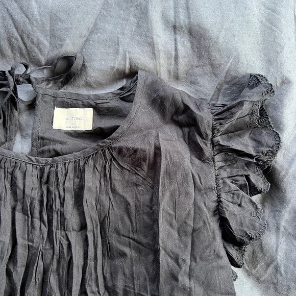 Aritzia black tiered dress, size xs - Picture 2 of 3